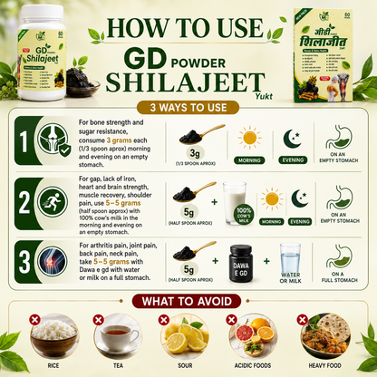 M.H Herbal GD Shilajeet Yukt Powder