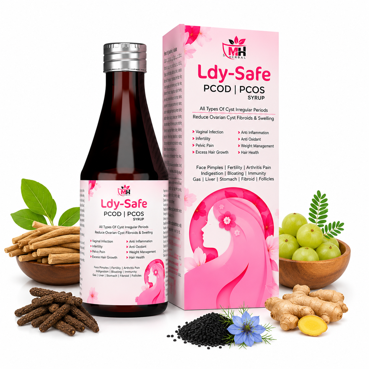 Ldy-Safe PCOD | PCOS Syrup