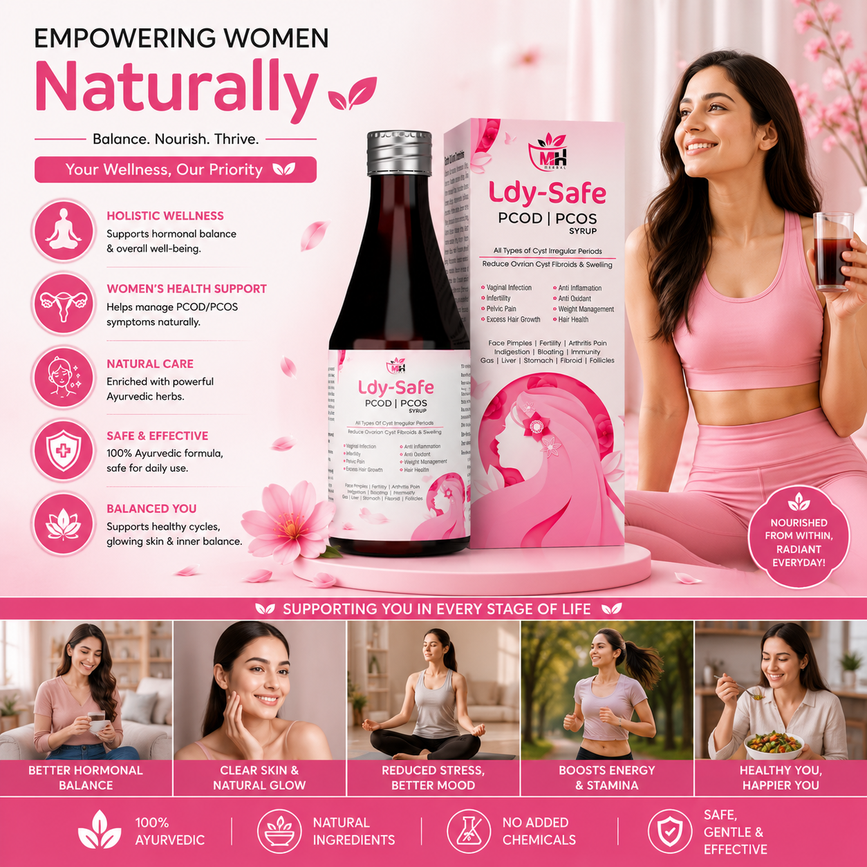 Ldy-Safe PCOD | PCOS Syrup