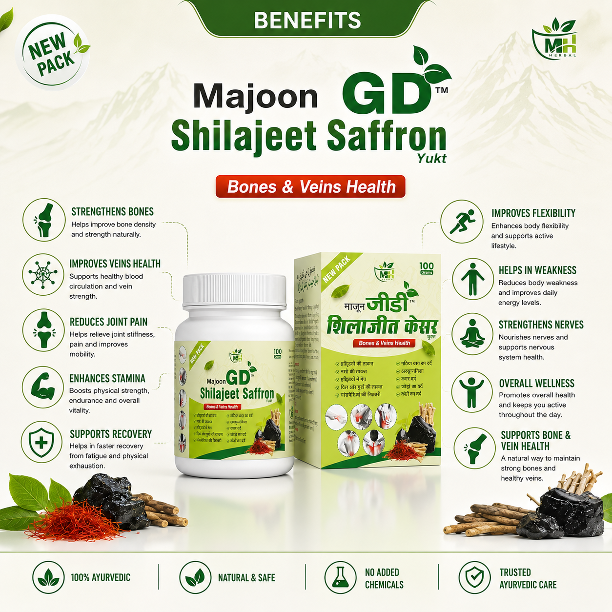 Majoon GD™ Shilajeet Saffron