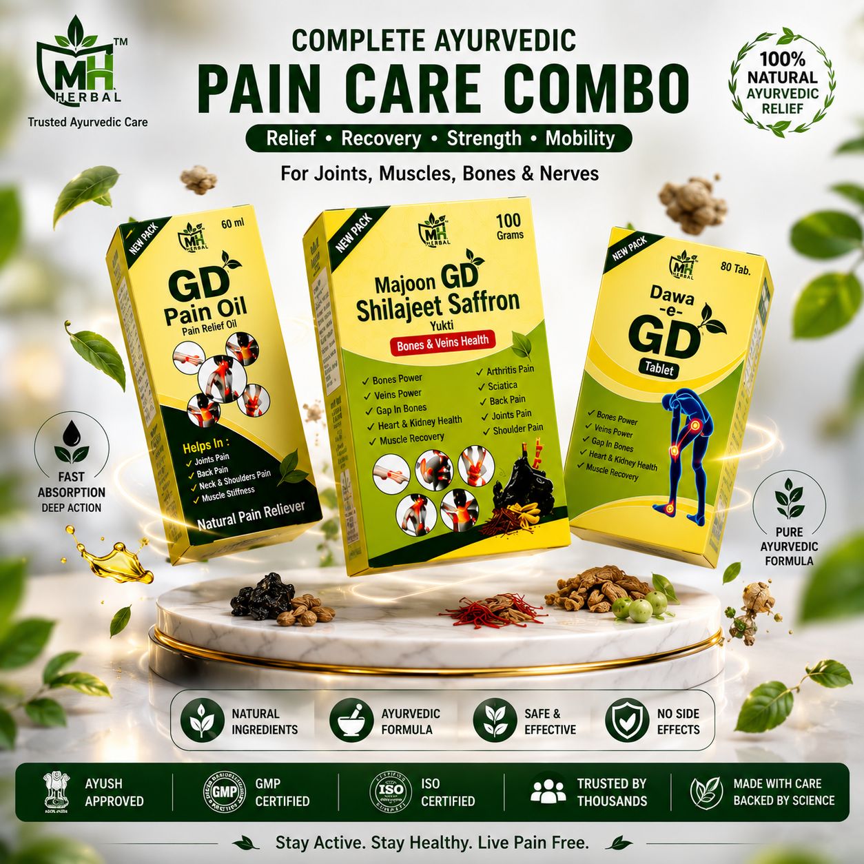 MH Herbal GD Pain Care Combo